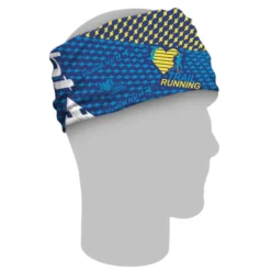 Bandeau Raidlight Pass Mountain Blue/yellow