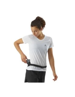 Ceinture Running Salomon Active Belt Black/Black -Équipement Tout-Terrain ceinture running salomon active belt blackblack 1 2