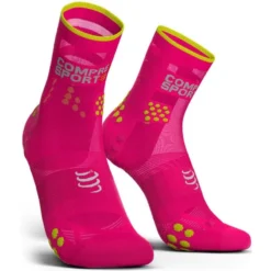 Chaussettes Compressport Pro Racing Socks V3 Pink
