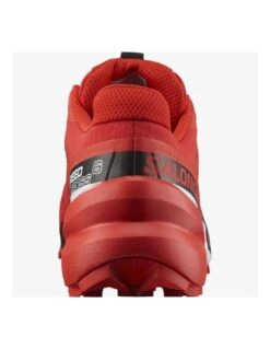 Chaussures De Trail Salomon Speedcross 6 Gore-Tex Fiery Red/Black White -Équipement Tout-Terrain chaussures de trail salomon speedcross 6 gore tex fiery red black white 1