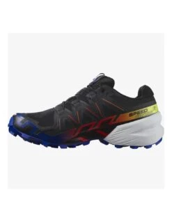 Devant -Équipement Tout-Terrain chaussures de trail salomon speedcross 6 gtx blue fire 1