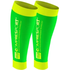 Manchons Compressport Calf R2 Fluo Green