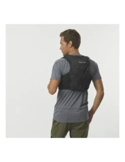 Sac à Dos Trail Salomon Active Skin 8 Flask Black / Black -Équipement Tout-Terrain sac a dos trail salomon active skin 8 flask black black 3