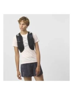 Sac à Dos Trail Salomon Active Skin 8 Flask Black / Black -Équipement Tout-Terrain sac a dos trail salomon active skin 8 flask black black 4