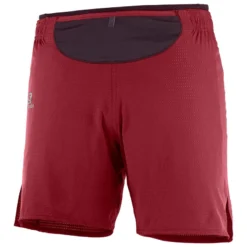 Short De Running Salomon Sense Red
